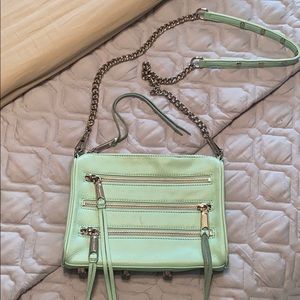Authentic Rebecca Minkoff Seafoam Leather Handbag